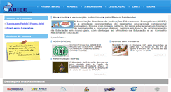 Desktop Screenshot of abiee.org.br